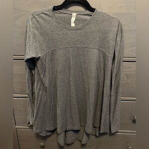 Lululemon Athletica Charcoal Long Sleeve Tee